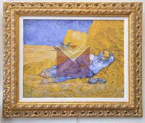 Cuadro La siesta Van Gogh Enmarcado de laminas