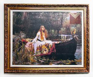 Cuadro La Dama de Shalott  Waterhouse Enmarcado de cuadros
