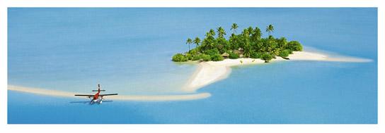 Lamina - South Male Atoll Enmarcado de cuadros