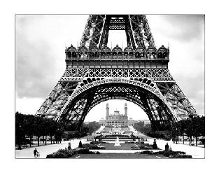 Lamina - La Tour Eiffel et le Vieux Trocadero Enmarcado de laminas