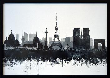 CUADRO PARIS SPLASH Enmarcado de cuadros