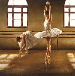Lamina - Ballet Dancers Enmarcado de laminas