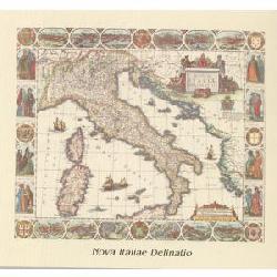 Cartina Italia Enmarcado de laminas