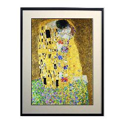 Cuadro El Beso (detalle vertical) Klimt Enmarcado de cuadros