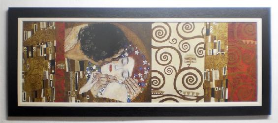 Cuadro con El Beso (deco) Klimt Enmarcado de cuadros
