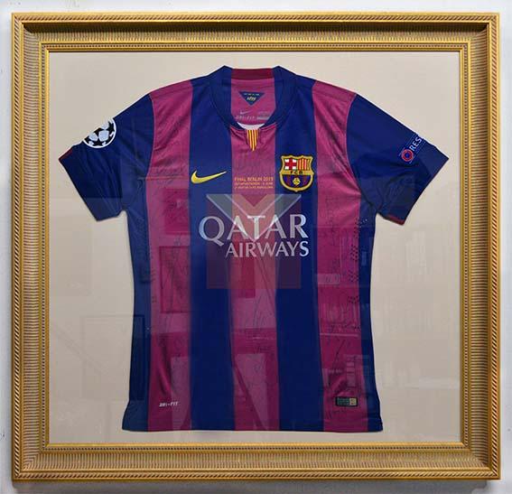 Enmarcado camiseta Barcelona