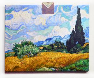 Cuadro Campo de trigo con cipreces Van Gogh Enmarcado de cuadros