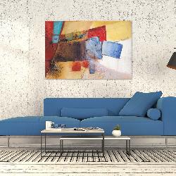 cuadro canvas abstracto Enmarcado de laminas