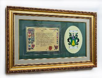 Enmarcado escudo familiar  Enmarcado de cuadros