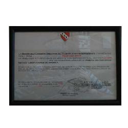 Enmarcado de certificado independiente Enmarcado de laminas