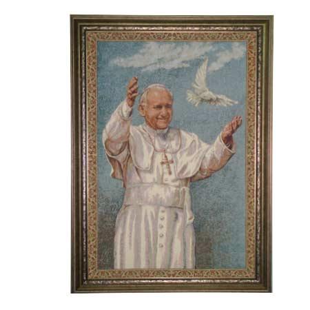 Enmarcado Tapiz Juan Pablo II