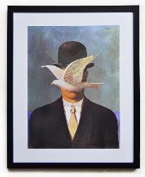 Cuadro Man in a Bowler Hat Magritte Enmarcado de cuadros