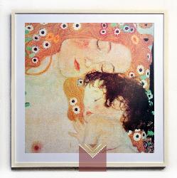 Cuadro Tres edades de la vida (detalle) Klimt Enmarcado de cuadros