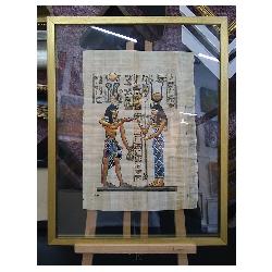 enmarcado papiro doble vidrio Enmarcado de cuadros