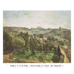 Lamina - Paysage disle de France Enmarcado de laminas
