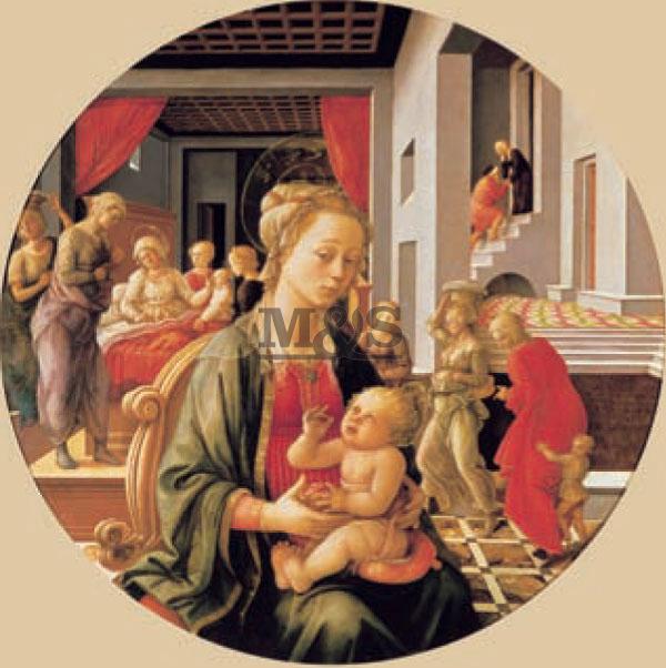 Lamina - Madonna col bambino