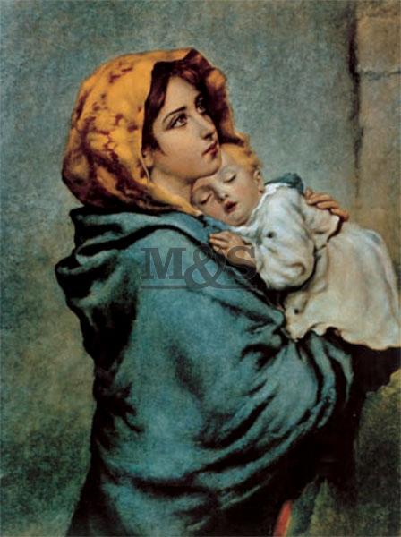 Lamina - Madonna col bambino f