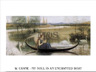 Lamina - My soul is an enchanted boat Marcos y Cuadros