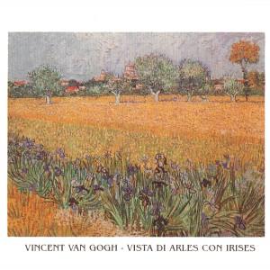 Lamina - Vista di Arles con Irises